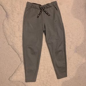 Nike-Small Warm Joggers with zip ankles